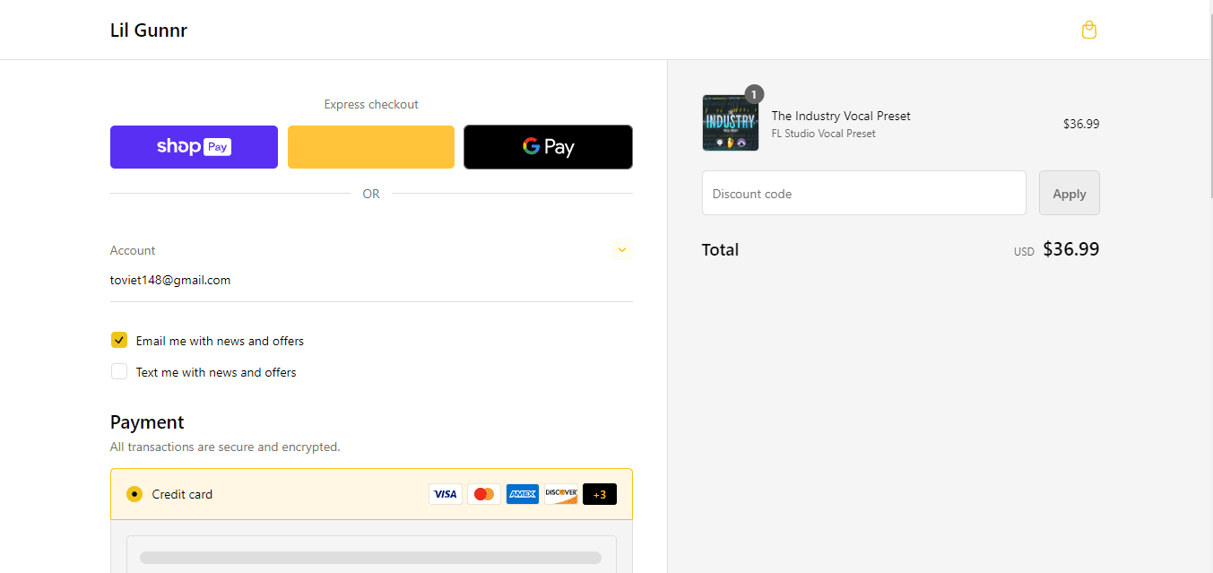 How to apply Lil Gunnr coupon code